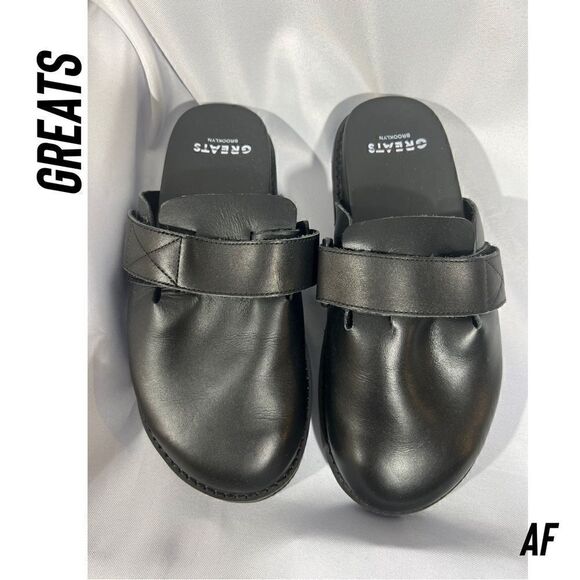 GREATS CLASSON UNISEX CLOGS NEW SIZE 40.5 BLACK - Picture 5 of 5